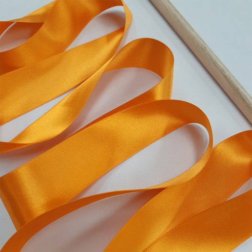 Orange Twirling Ribbon