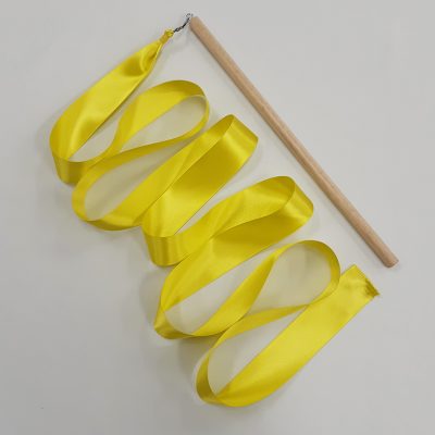 Yellow Twirling Ribbon